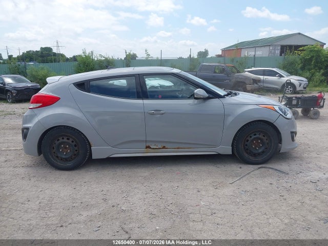 12650400 :رقم المزاد ، KMHTC6AE3DU105191 vin ، 2013 Hyundai Veloster مزاد بيع
