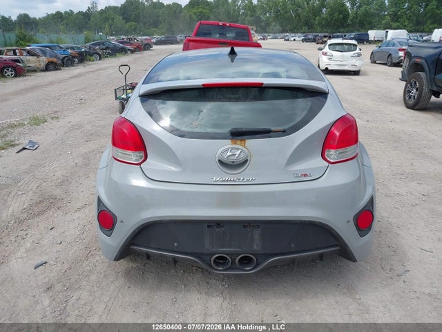 12650400 :رقم المزاد ، KMHTC6AE3DU105191 vin ، 2013 Hyundai Veloster مزاد بيع