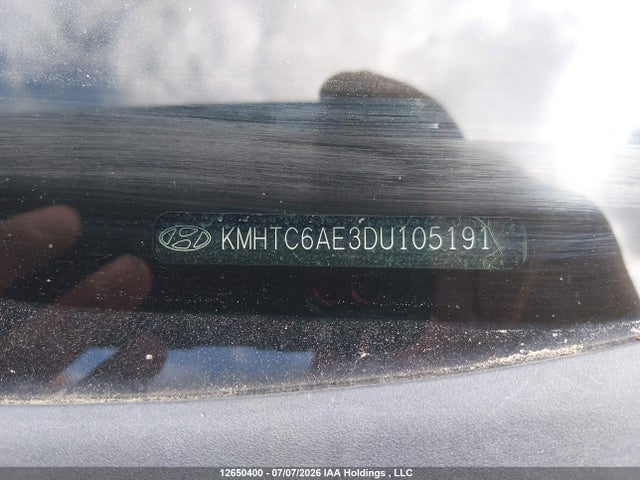 12650400 :رقم المزاد ، KMHTC6AE3DU105191 vin ، 2013 Hyundai Veloster مزاد بيع