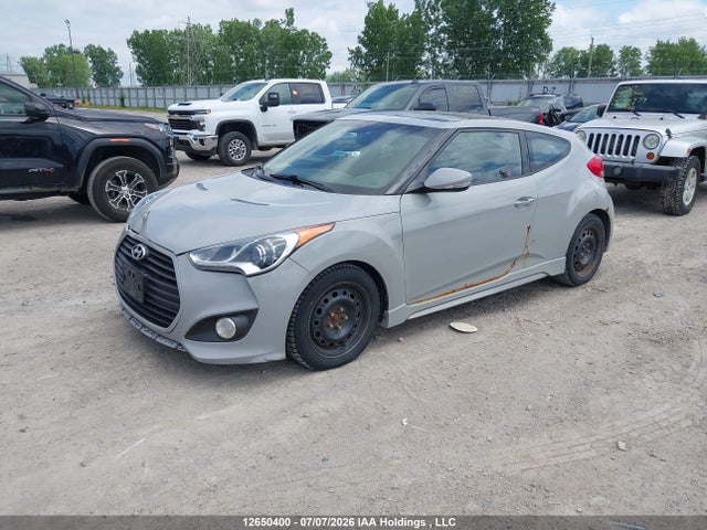 12650400 :رقم المزاد ، KMHTC6AE3DU105191 vin ، 2013 Hyundai Veloster مزاد بيع