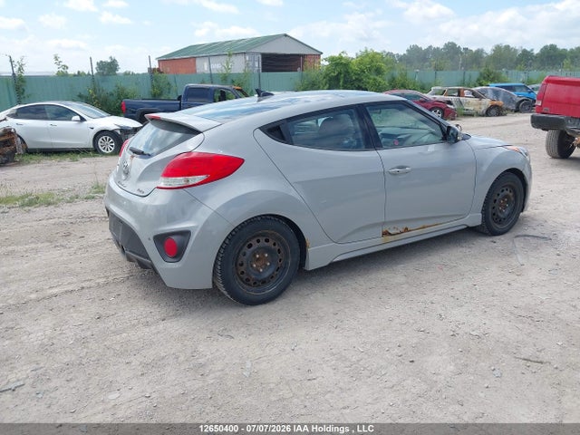 12650400 :رقم المزاد ، KMHTC6AE3DU105191 vin ، 2013 Hyundai Veloster مزاد بيع