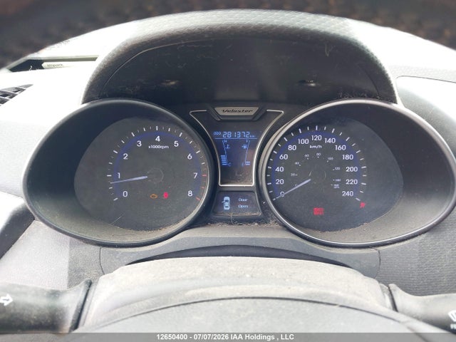 12650400 :رقم المزاد ، KMHTC6AE3DU105191 vin ، 2013 Hyundai Veloster مزاد بيع