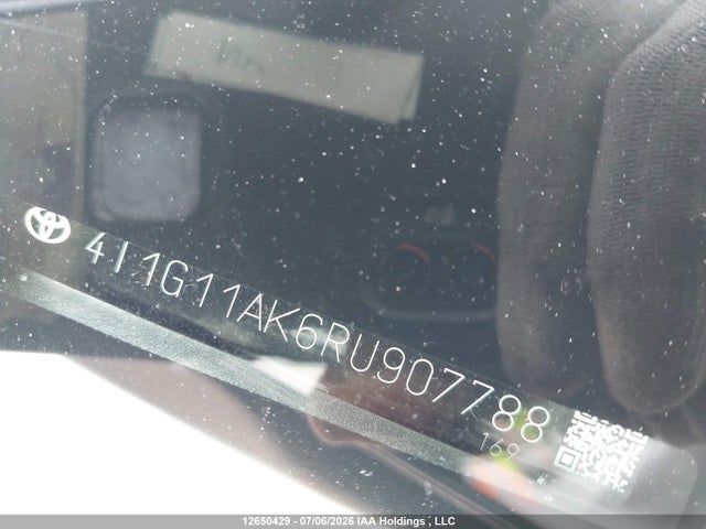2024 Toyota Camry Se მანქანა იყიდება აუქციონზე, vin: 4T1G11AK6RU907788, აუქციონის ნომერი: 12650429