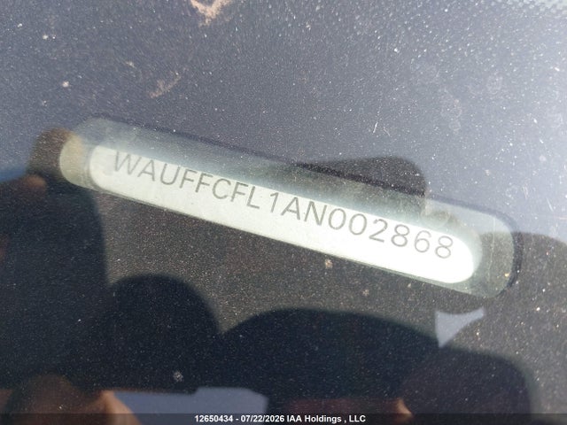 12650434 :رقم المزاد ، WAUFFCFL1AN002868 vin ، 2010 Audi A4 2.0t Premium مزاد بيع