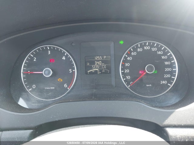 12650458 :رقم المزاد ، 3VWDL7AJ5CM416195 vin ، 2012 Volkswagen Jetta 2.0 Tdi Comfortline مزاد بيع
