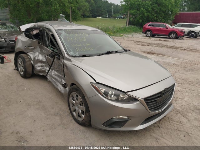 2015 Mazda 3 Sport მანქანა იყიდება აუქციონზე, vin: 3MZBM1U72FM143366, აუქციონის ნომერი: 12650473