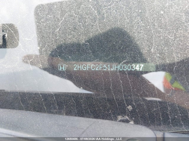 Honda Civic Lx 2018 2HGFC2F51JH030347 Image 16