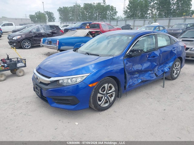 Honda Civic Lx 2018 2HGFC2F51JH030347 Image 2