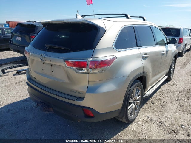 12650493 :رقم المزاد ، 5TDJKRFH4ES052204 vin ، 2014 Toyota Highlander Xle مزاد بيع