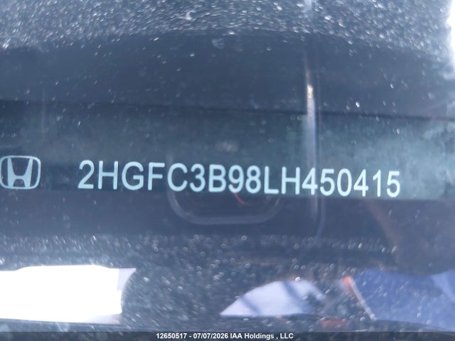 Honda Civic Touring 2020 2HGFC3B98LH450415 Image 19