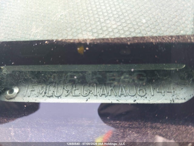 12650540 :رقم المزاد ، 1FMCU9EG1AKA06144 vin ، 2010 Ford Escape Limited مزاد بيع