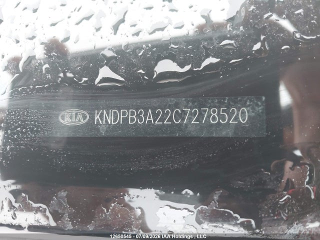 2012 Kia Sportage Lx მანქანა იყიდება აუქციონზე, vin: KNDPB3A22C7278520, აუქციონის ნომერი: 12650545