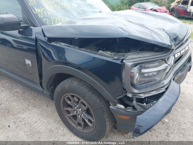Продаж на аукціоні авто 2021 Ford Bronco Sport Big Bend, vin: 3FMCR9B66MRA83072, номер лоту: 12650554