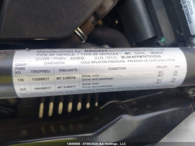 Ducati Scrambler Desert Sled 2019 ML0KAFPM7KT016330 Image 14