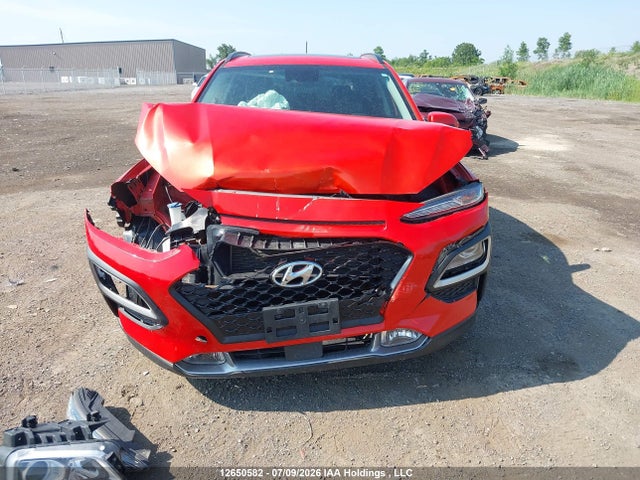 12650582 :رقم المزاد ، KM8K6CAA6JU071872 vin ، 2018 Hyundai Kona 2.0l Luxury مزاد بيع