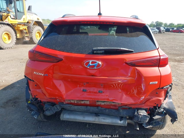 12650582 :رقم المزاد ، KM8K6CAA6JU071872 vin ، 2018 Hyundai Kona 2.0l Luxury مزاد بيع