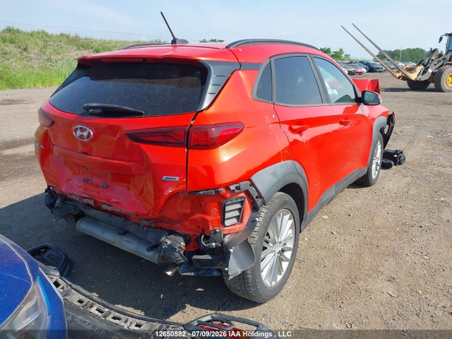 12650582 :رقم المزاد ، KM8K6CAA6JU071872 vin ، 2018 Hyundai Kona 2.0l Luxury مزاد بيع