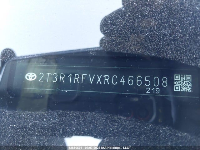 2T3R1RFVXRC466508 Toyota Rav4 Xle/xle Premium