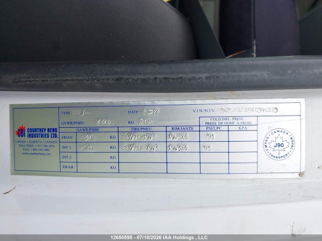 Aukcja sprzedaży 2012 Ram 4500 Chassis St/slt, vin: 3C7WDLDL9CG340223, numer aukcji: 12650595