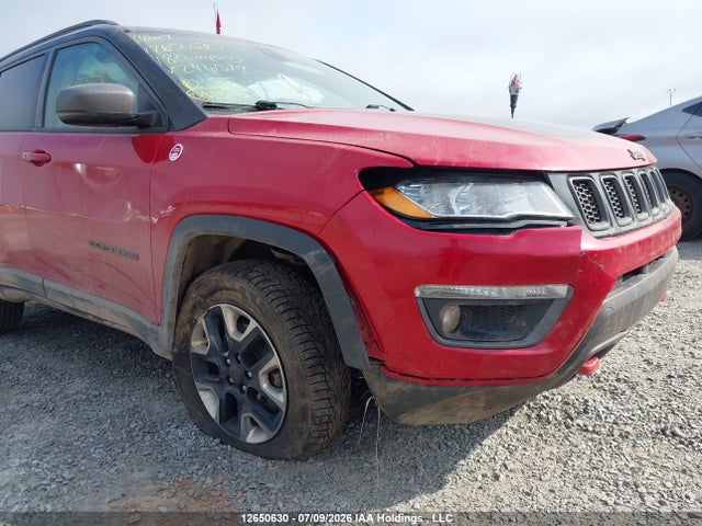 2018 Jeep Compass Trailhawk მანქანა იყიდება აუქციონზე, vin: 3C4NJDDB8JT246577, აუქციონის ნომერი: 12650630