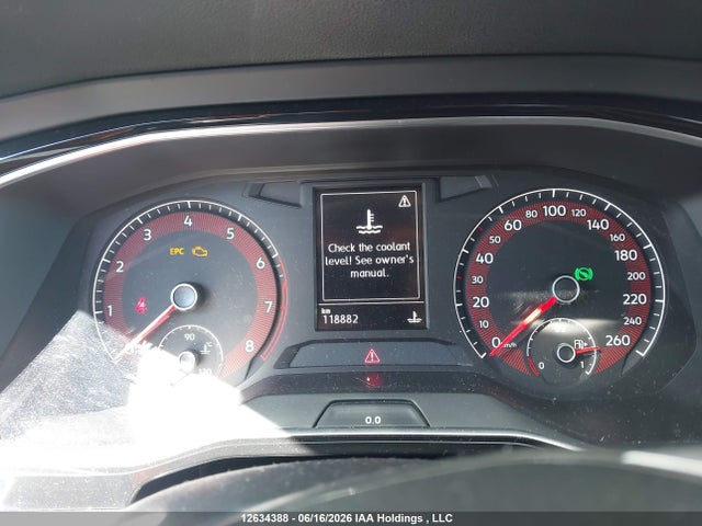 2019 Volkswagen Jetta 1.4 Tsi Comfortline მანქანა იყიდება აუქციონზე, vin: 3VWC57BU5KM254114, აუქციონის ნომერი: 12634388