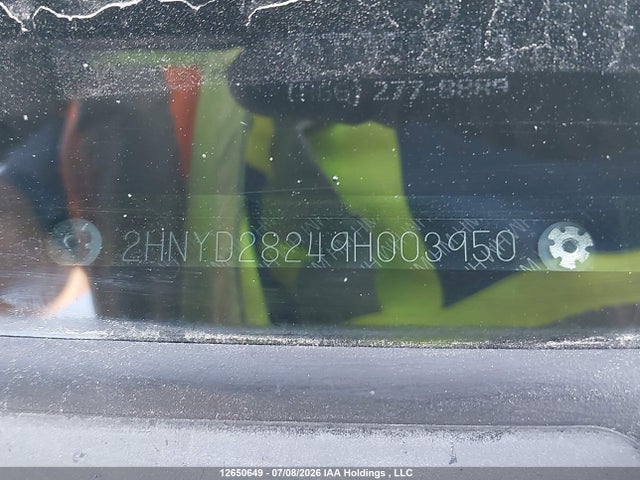 12650649 :رقم المزاد ، 2HNYD28249H003950 vin ، 2009 Acura Mdx مزاد بيع