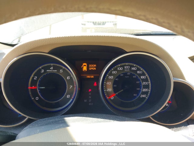 12650649 :رقم المزاد ، 2HNYD28249H003950 vin ، 2009 Acura Mdx مزاد بيع