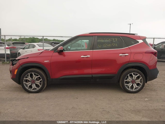 12650677 :رقم المزاد ، KNDETCA20M7124054 vin ، 2021 Kia Seltos Sx Turbo مزاد بيع