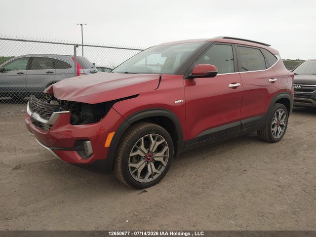 12650677 :رقم المزاد ، KNDETCA20M7124054 vin ، 2021 Kia Seltos Sx Turbo مزاد بيع