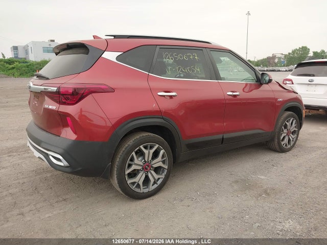 12650677 :رقم المزاد ، KNDETCA20M7124054 vin ، 2021 Kia Seltos Sx Turbo مزاد بيع