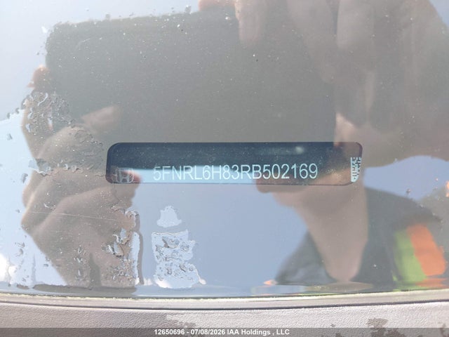 5FNRL6H83RB502169 Honda Odyssey Touring