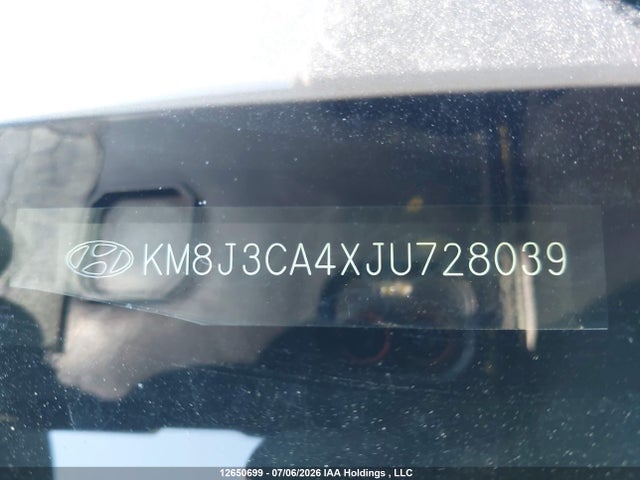Aukcja sprzedaży 2018 Hyundai Tucson Se 2.0l, vin: KM8J3CA4XJU728039, numer aukcji: 12650699