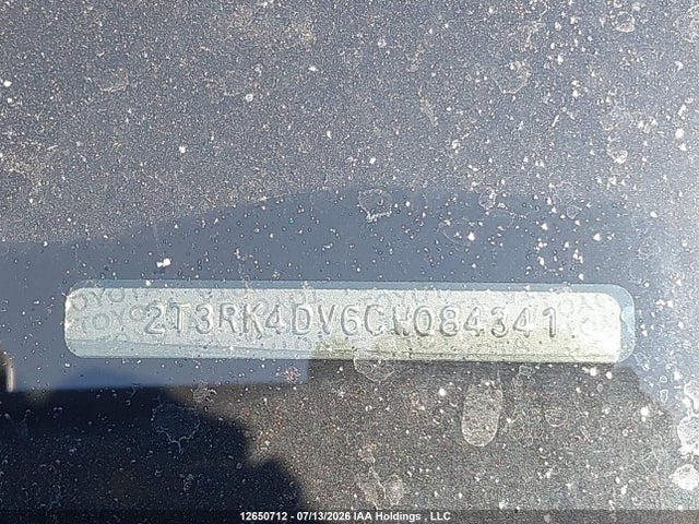 2012 Toyota Rav4 Sport V6 მანქანა იყიდება აუქციონზე, vin: 2T3RK4DV6CW084341, აუქციონის ნომერი: 12650712