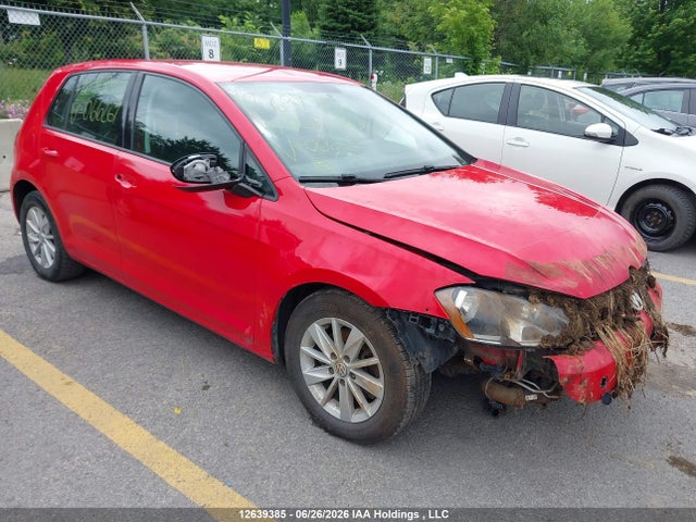 2015 Volkswagen Golf 1.8 Tsi Comfortline/1.8 Tsi Highline/1.8 Tsi Trendline მანქანა იყიდება აუქციონზე, vin: 3VW117AU7FM066267, აუქციონის ნომერი: 12639385