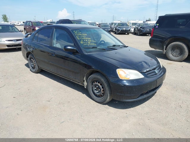 2001 Honda Civic Lx-g მანქანა იყიდება აუქციონზე, vin: 2HGES166X1H905555, აუქციონის ნომერი: 12650768