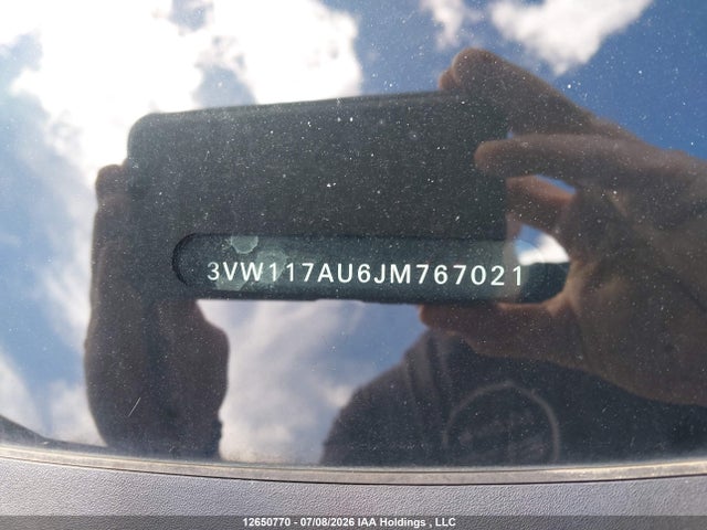 Aukcja sprzedaży 2018 Volkswagen Golf Sportwagen S, vin: 3VW117AU6JM767021, numer aukcji: 12650770