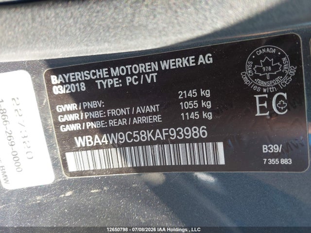 Aukcja sprzedaży 2019 Bmw 440i Xdrive, vin: WBA4W9C58KAF93986, numer aukcji: 12650798