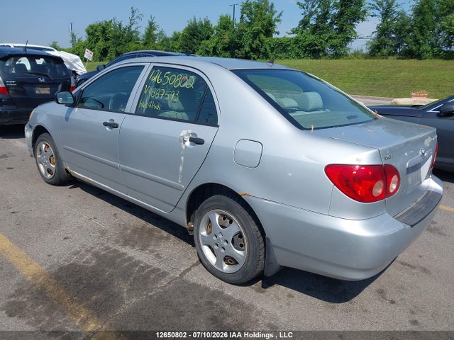 2005 Toyota Corolla Ce/le/s მანქანა იყიდება აუქციონზე, vin: 2T1BR32E65C887593, აუქციონის ნომერი: 12650802