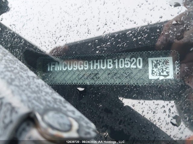 Продаж на аукціоні авто 2017 Ford Escape Se, vin: 1FMCU9G91HUB10520, номер лоту: 12639720