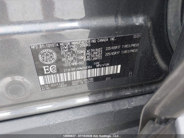 Toyota RAV4 LE 2021 2T3B1RFV6MW248364 Image 19