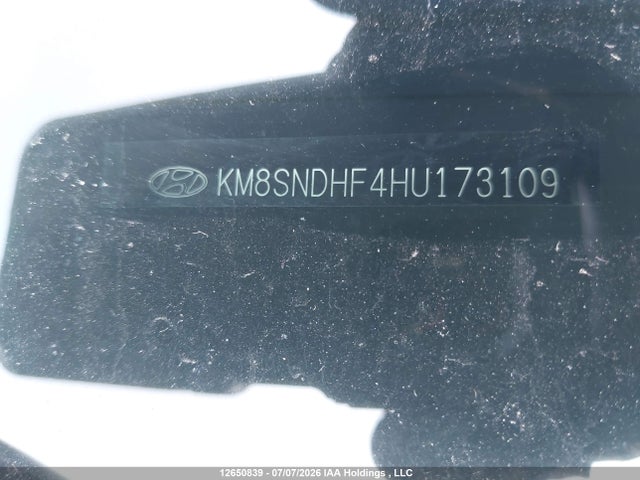 Продаж на аукціоні авто 2017 Hyundai Santa Fe Xl Premium, vin: KM8SNDHF4HU173109, номер лоту: 12650839