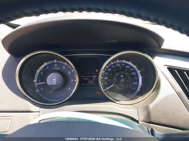 12650844 :رقم المزاد ، 5NPEC4AC1DH533268 vin ، 2013 Hyundai Sonata Se/limited مزاد بيع