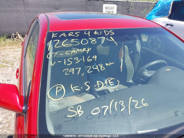 Aukcja sprzedaży 2007 Toyota Camry, vin: 4T1BE46K17U153169, numer aukcji: 12650874