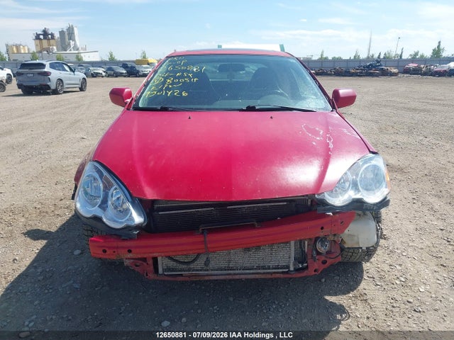 2004 Acura Rsx მანქანა იყიდება აუქციონზე, vin: JH4DC538X4S800515, აუქციონის ნომერი: 12650881