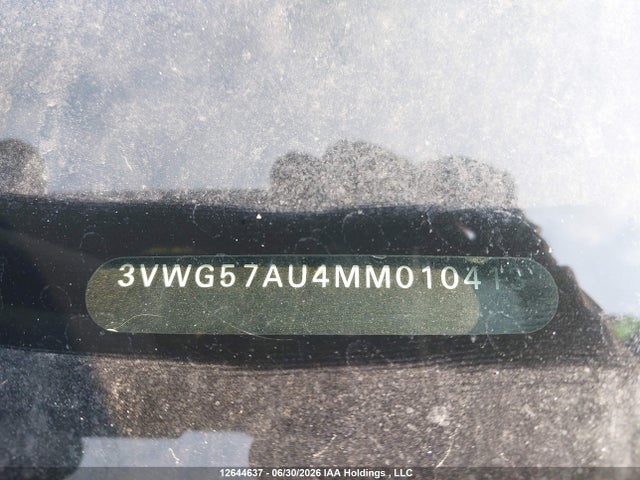 3VWG57AU4MM010413 Volkswagen Golf Comfortline/highline