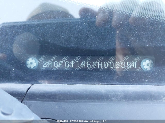 Продажа на аукционе авто 2008 Honda Civic Ex-l, vin: 2HGFG11968H006354, номер лота: 12644408