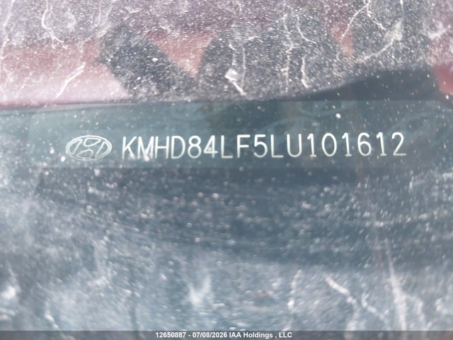 Продажа на аукционе авто 2020 Hyundai Elantra, vin: KMHD84LF5LU101612, номер лота: 12650887