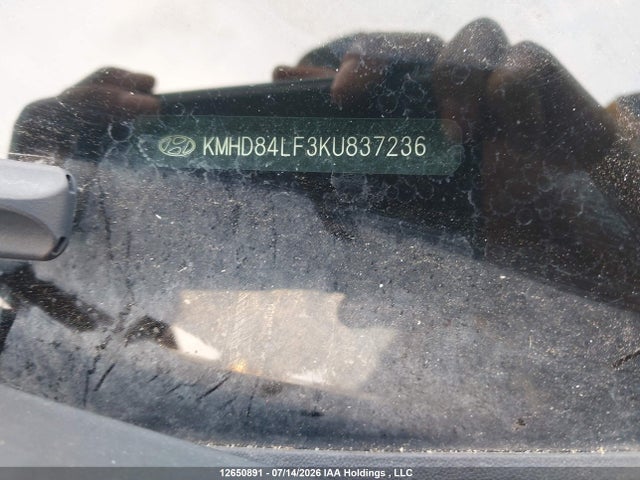 12650891 :رقم المزاد ، KMHD84LF3KU837236 vin ، 2019 Hyundai Elantra Preferred مزاد بيع
