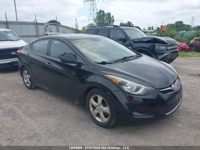 12650909 :رقم المزاد ، 5NPDH4AE2EH455597 vin ، 2014 Hyundai Elantra Gl مزاد بيع