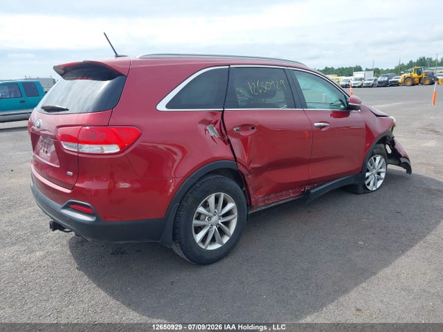 12650929 :رقم المزاد ، 5XYPG4A36GG039450 vin ، 2016 Kia Sorento 2.4l Lx مزاد بيع